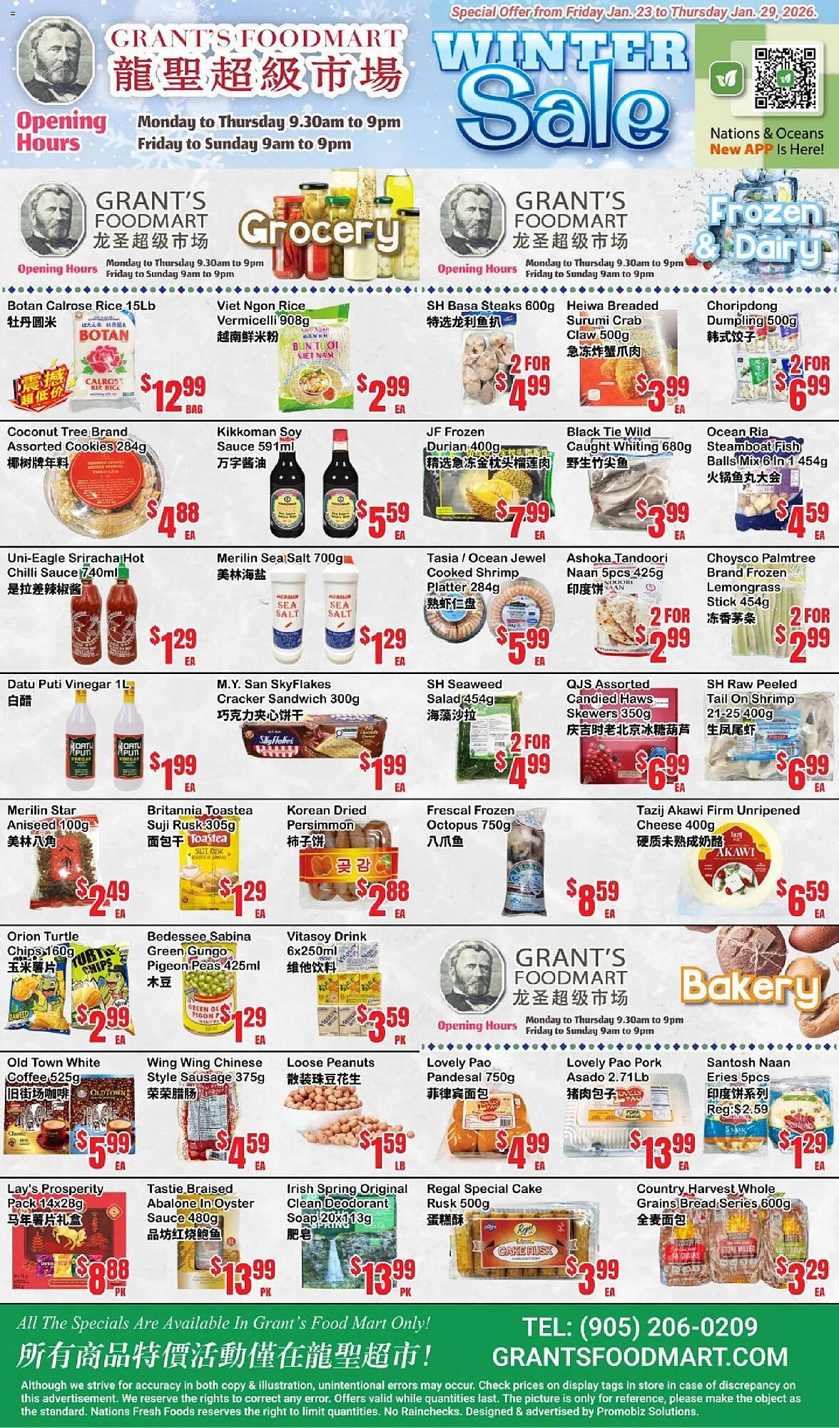 Oceans Fresh Food Market flyer