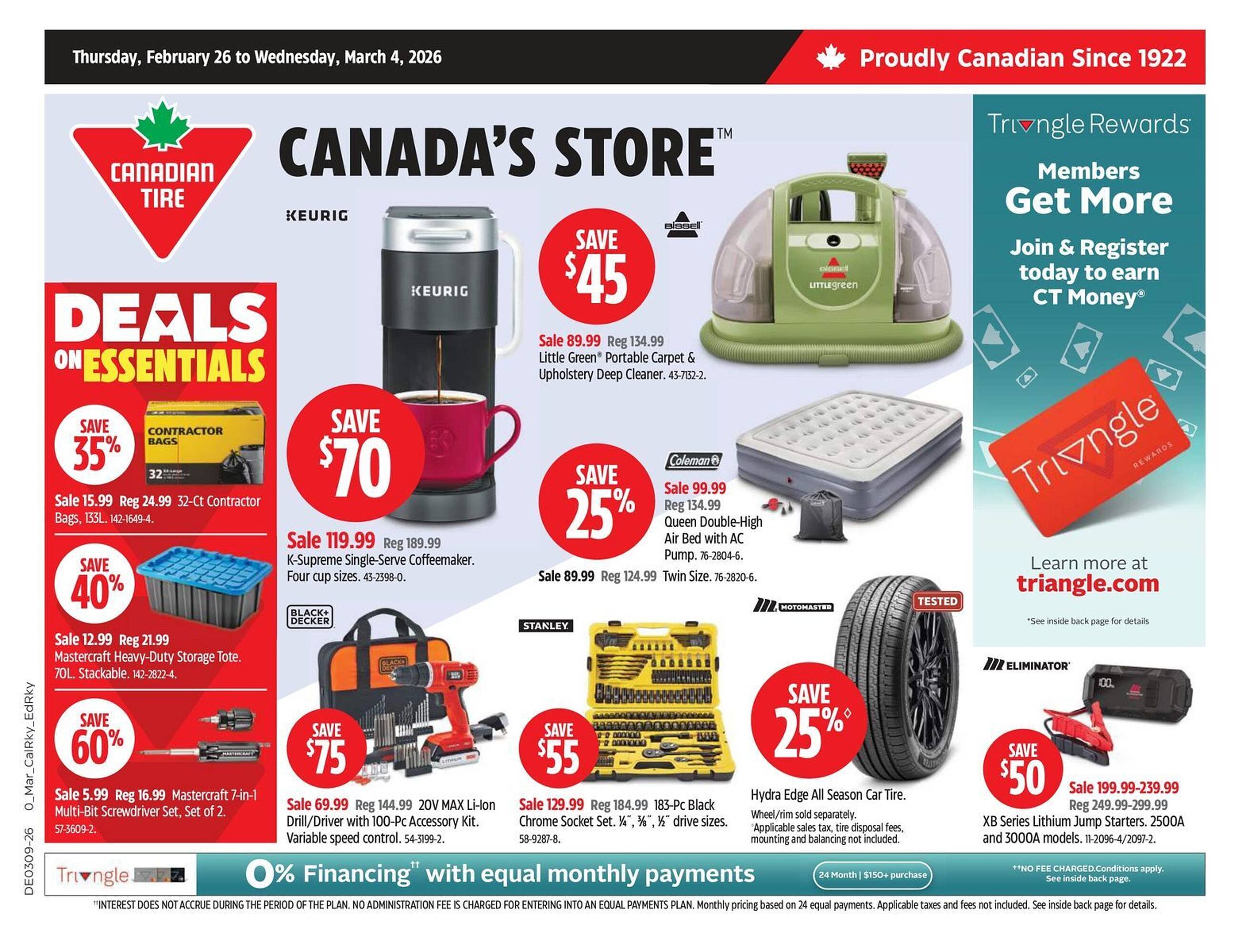 Canadian Tire flyer (2026-02-26 - 2026-03-04) | 1