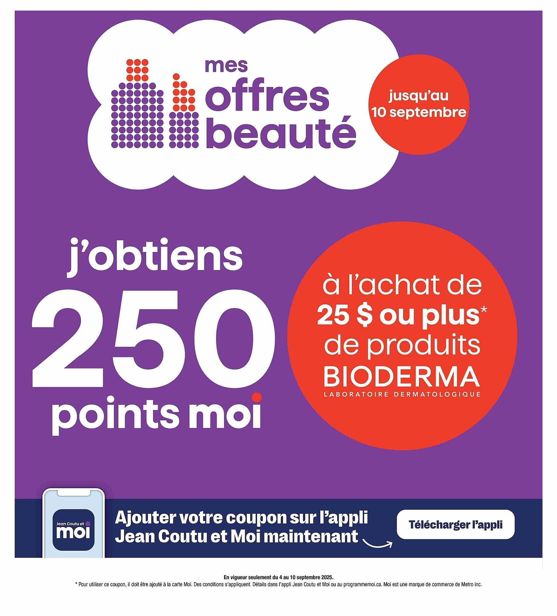 Jean Coutu flyer