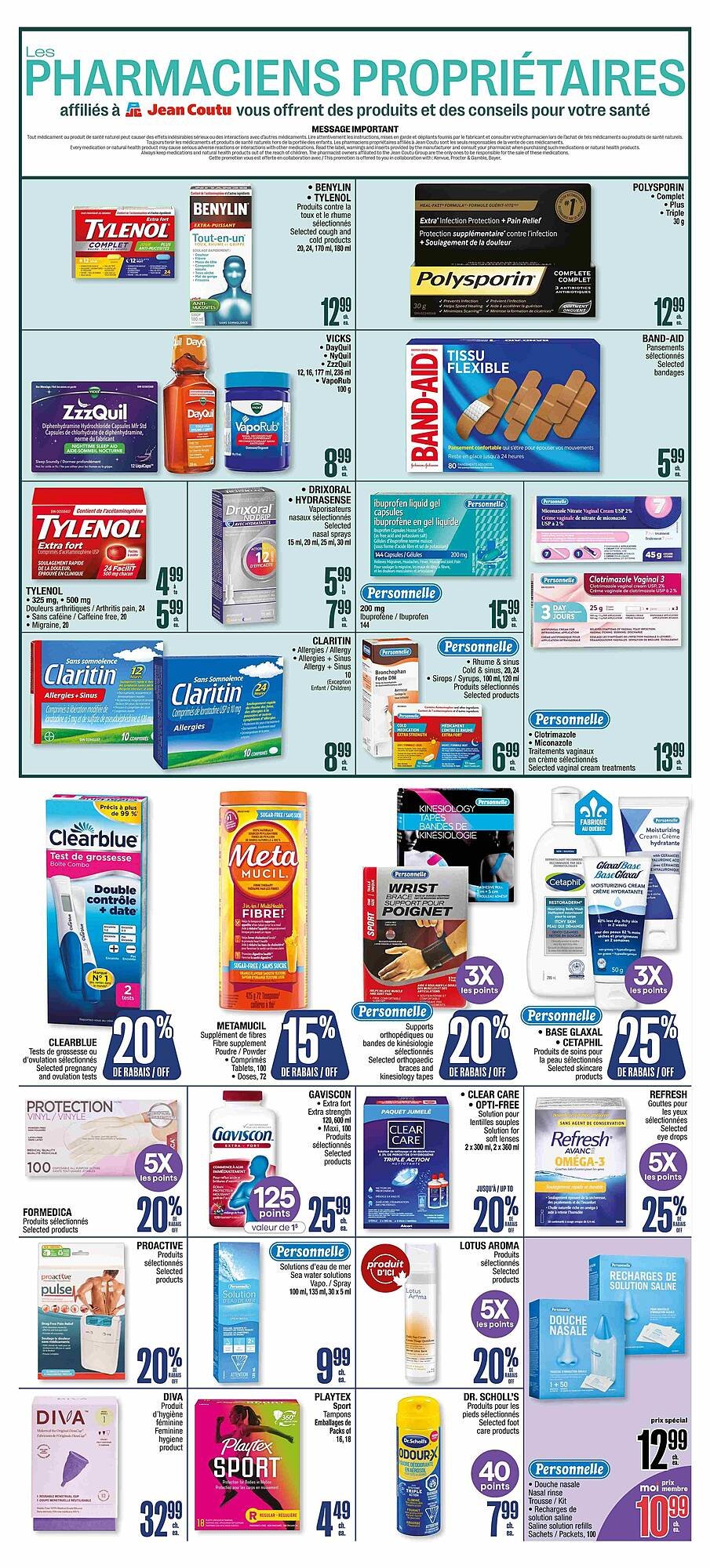 Jean Coutu flyer