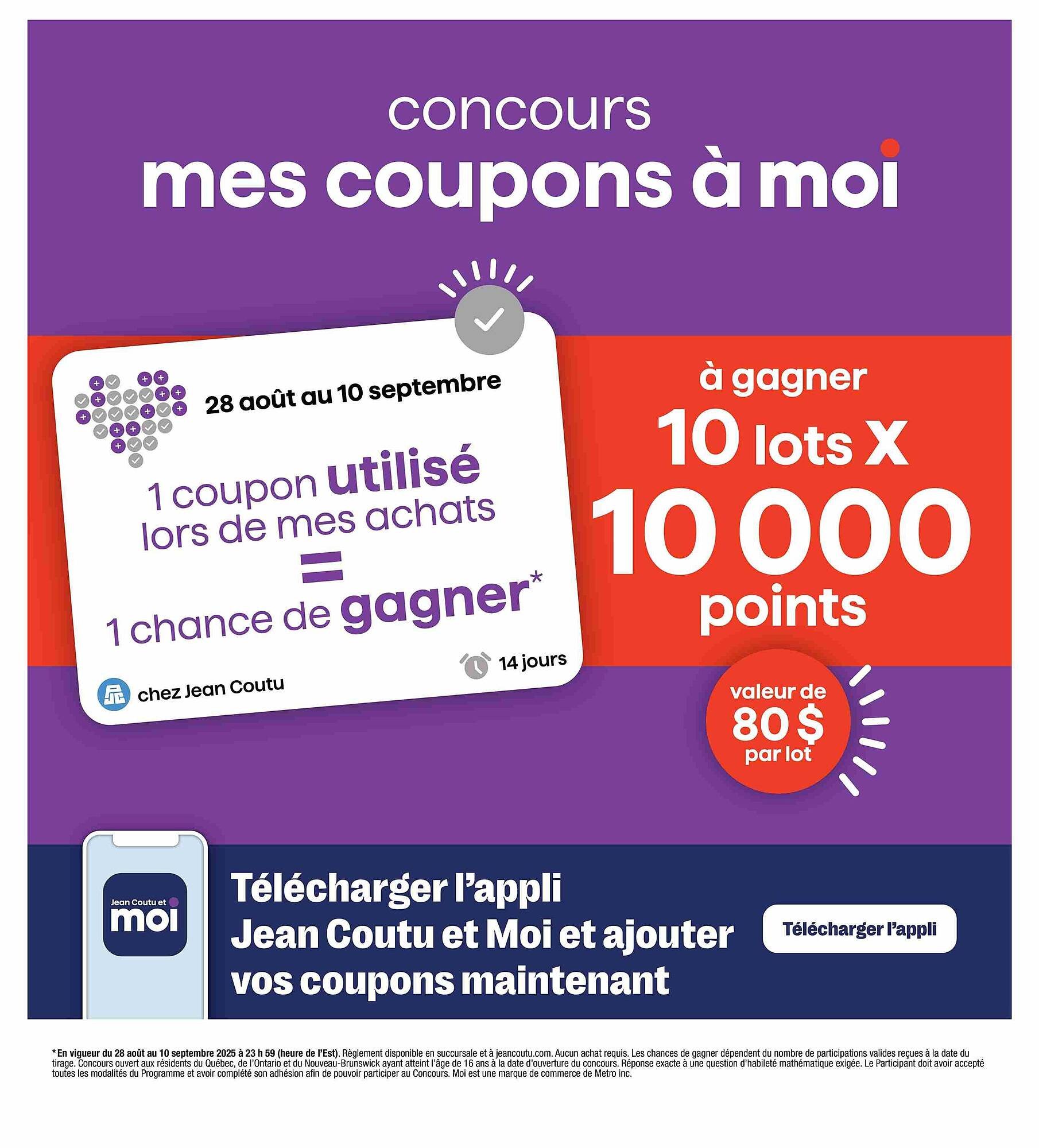 Jean Coutu flyer