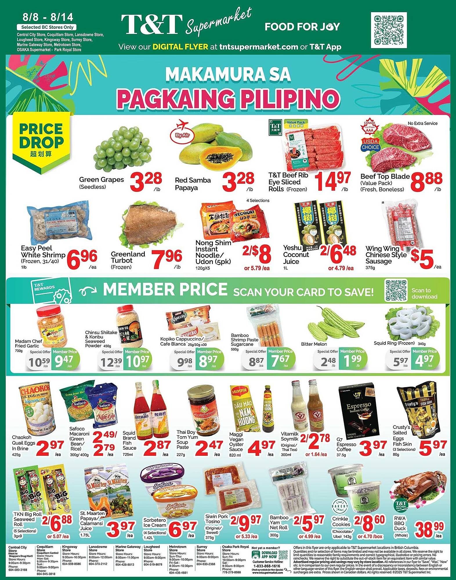 T&T Supermarket flyer