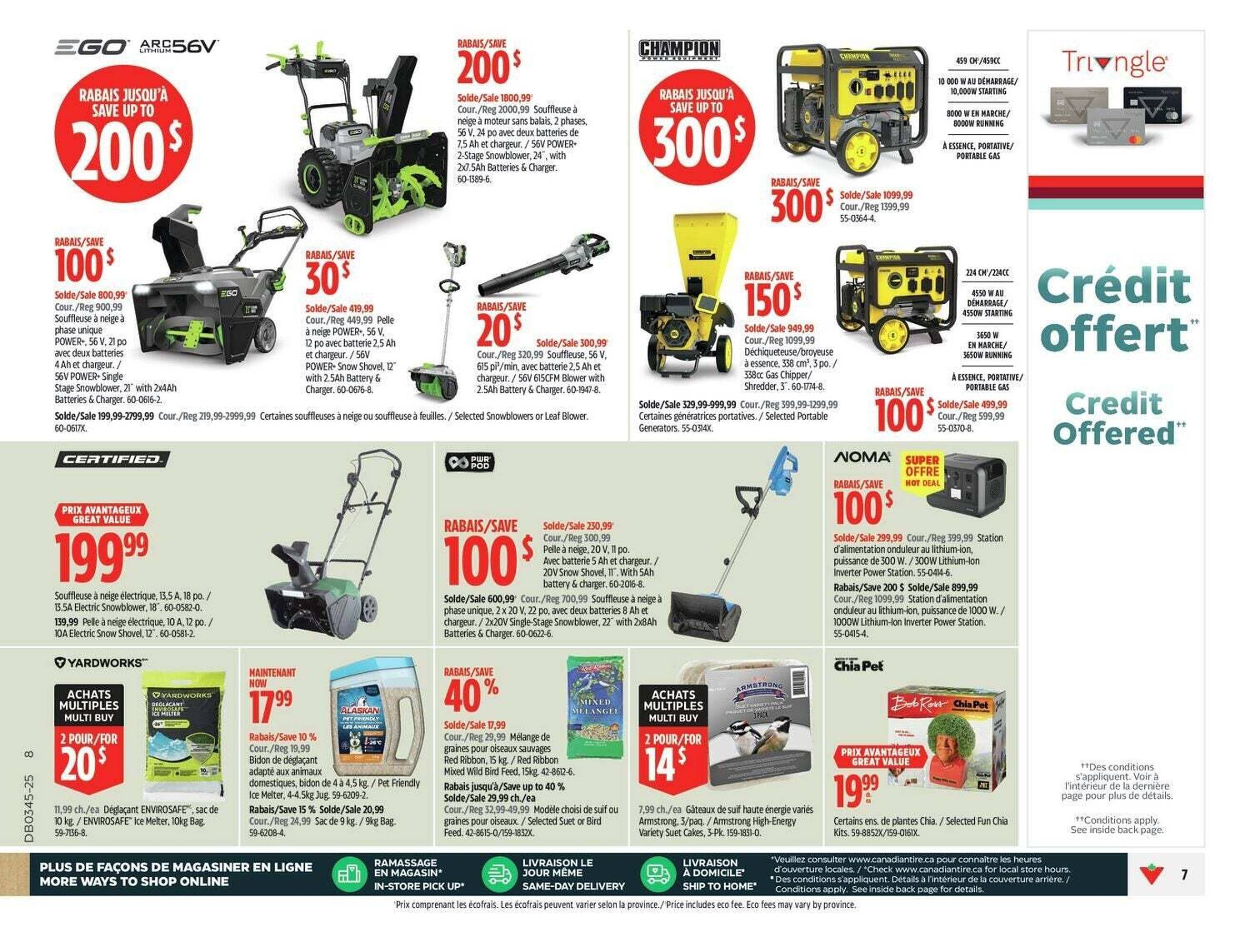 Canadian Tire flyer