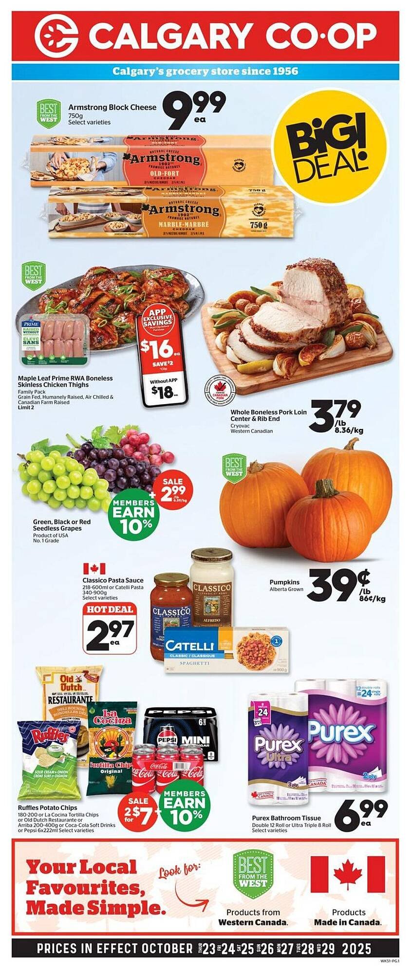 Calgary Co-op flyer (2025-10-23 - 2025-10-29) | 1