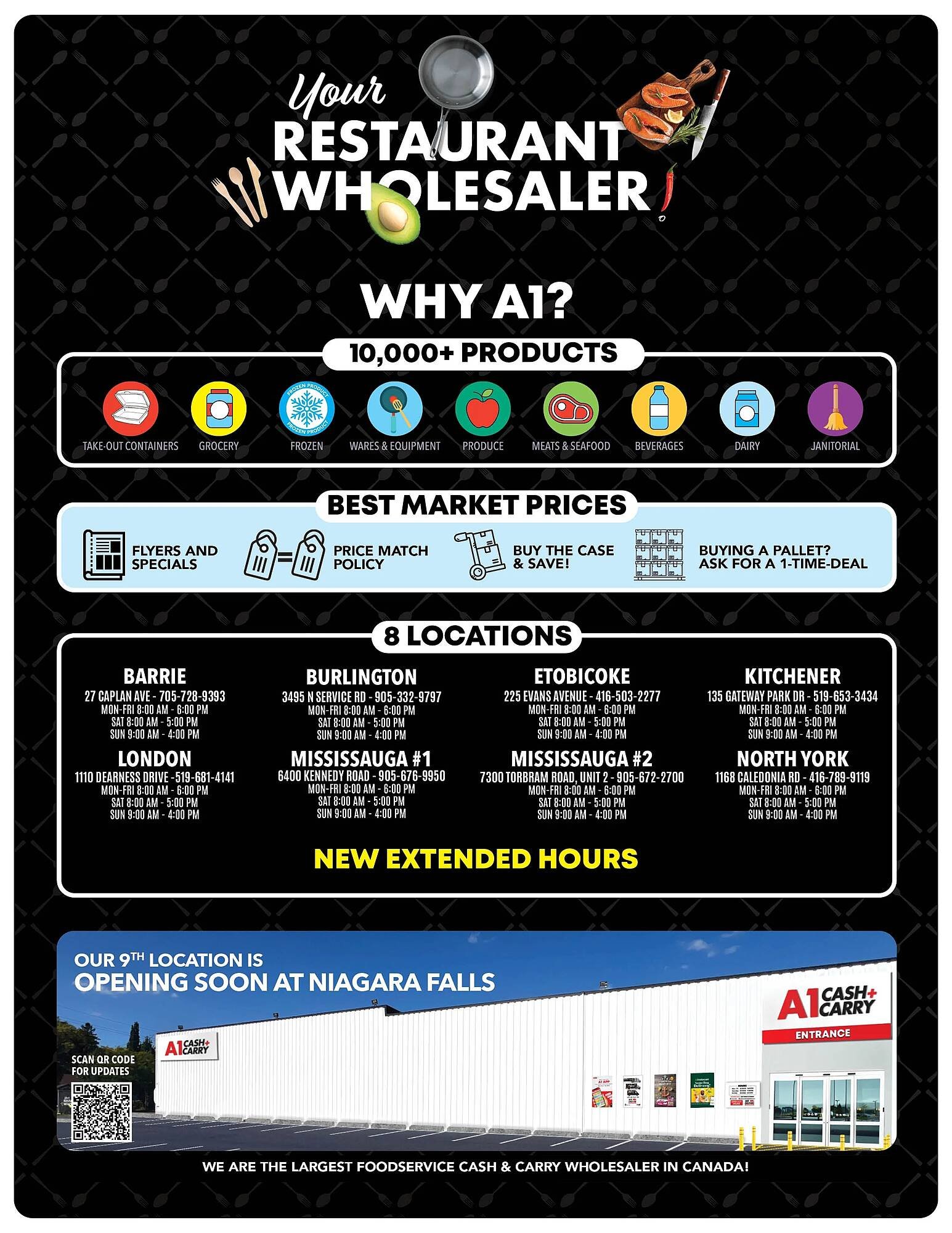 A1 Cash And Carry flyer