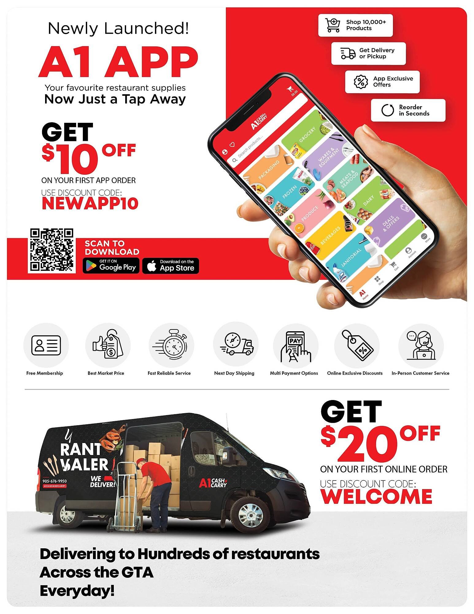 A1 Cash And Carry flyer