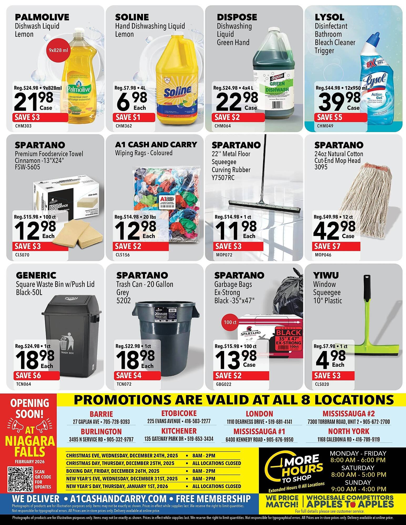 A1 Cash And Carry flyer