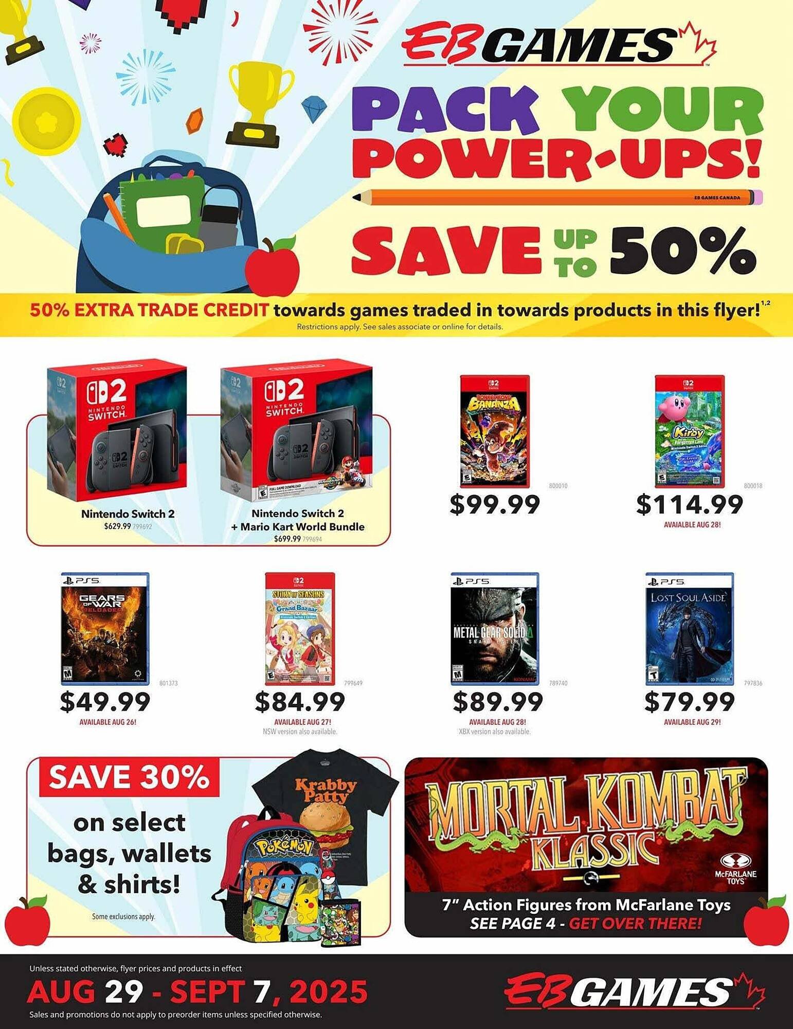 GameStop flyer (2025-08-28 - 2025-09-04) | 1