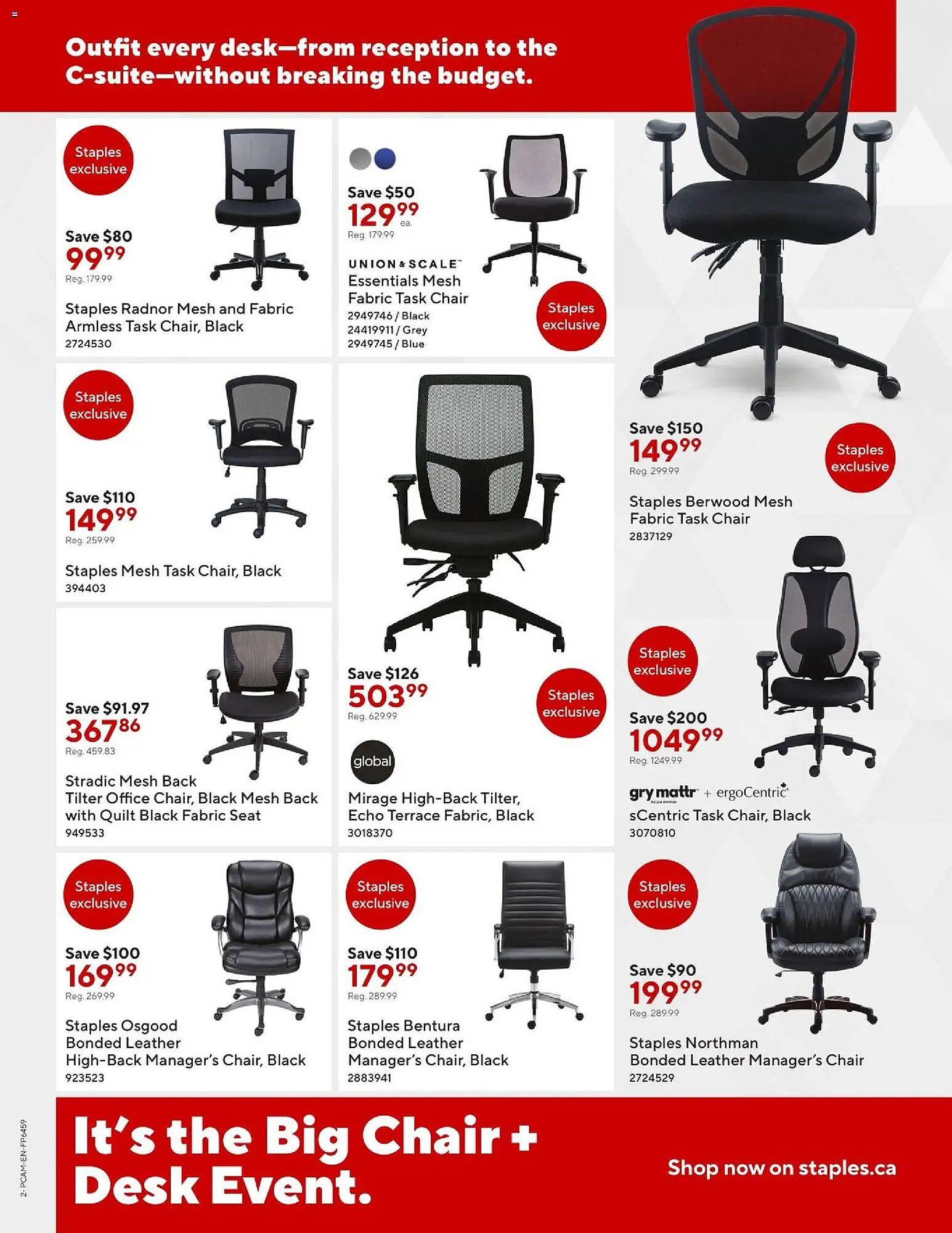 Staples flyer