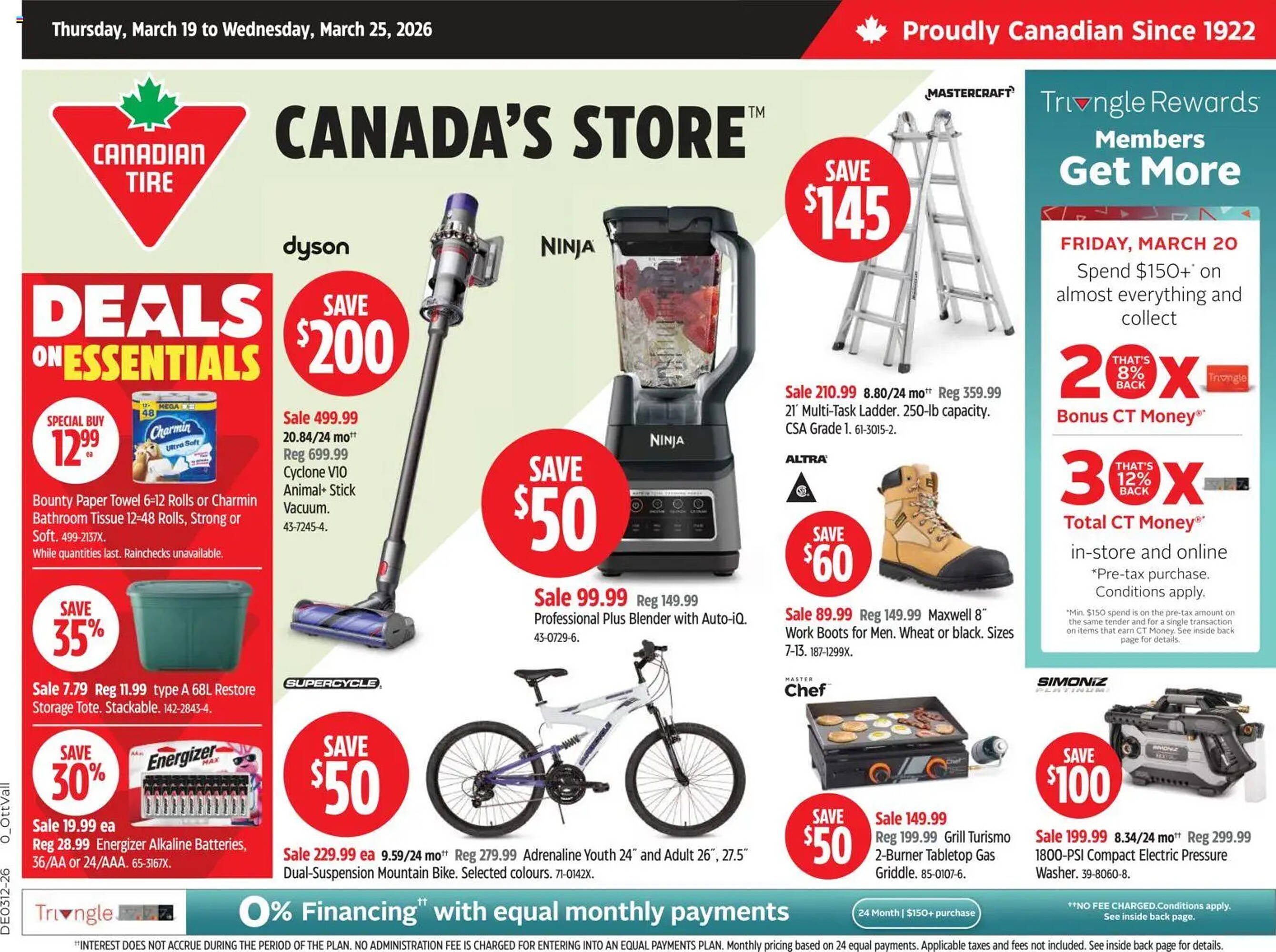 Canadian Tire flyer (2026-03-19 - 2026-03-25) | 1