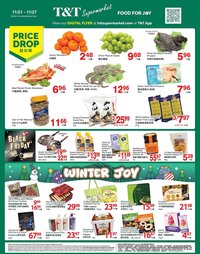 T&amp;T Supermarket flyer (2025-11-21 - 2025-11-27)