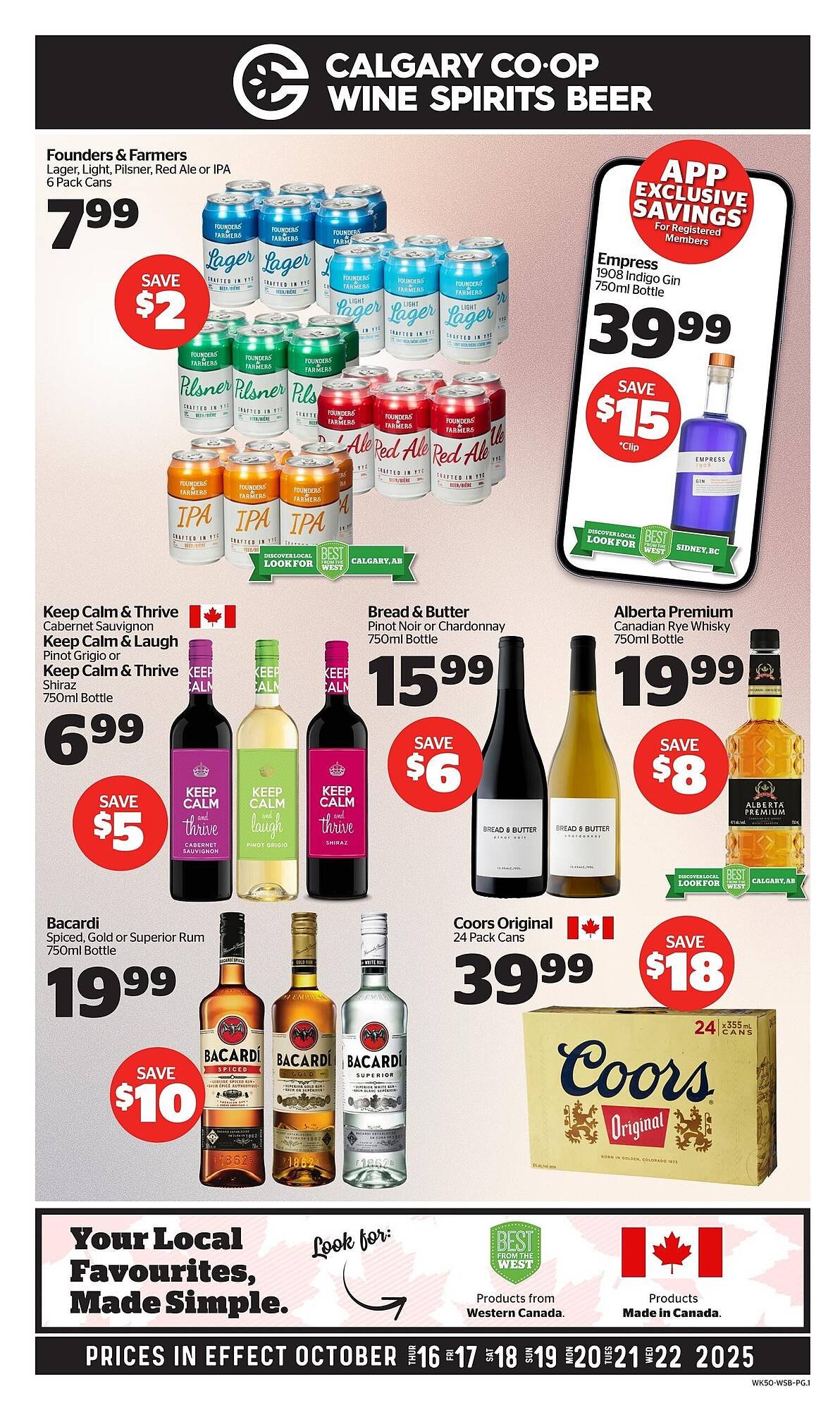 Calgary Co-op flyer (2025-10-15 - 2025-10-21) | 1