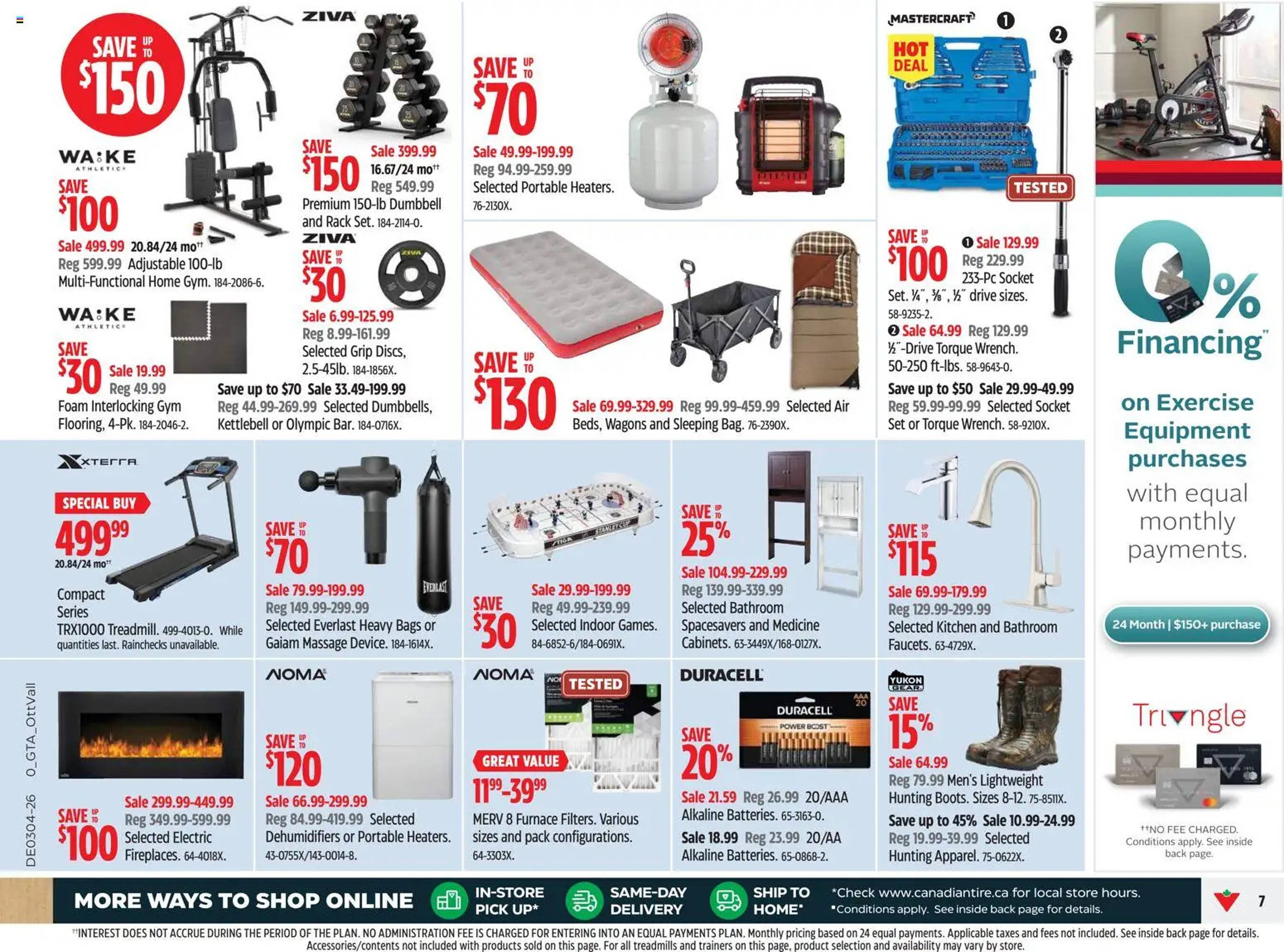 Canadian Tire flyer