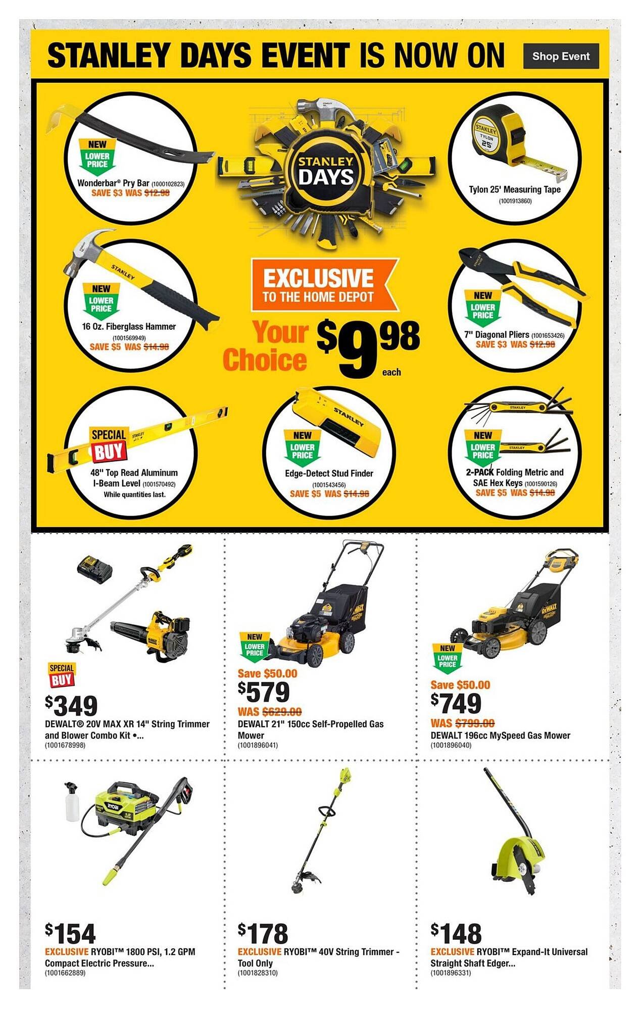 Home Depot flyer
