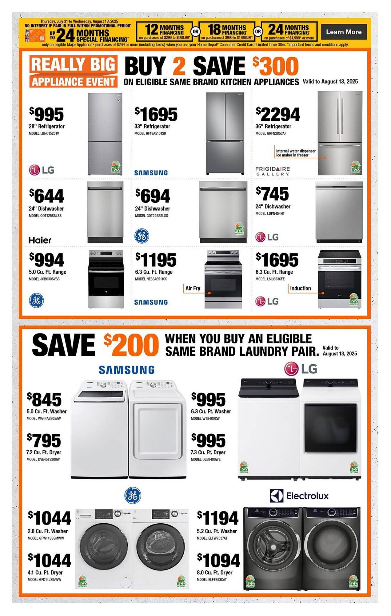 Home Depot flyer