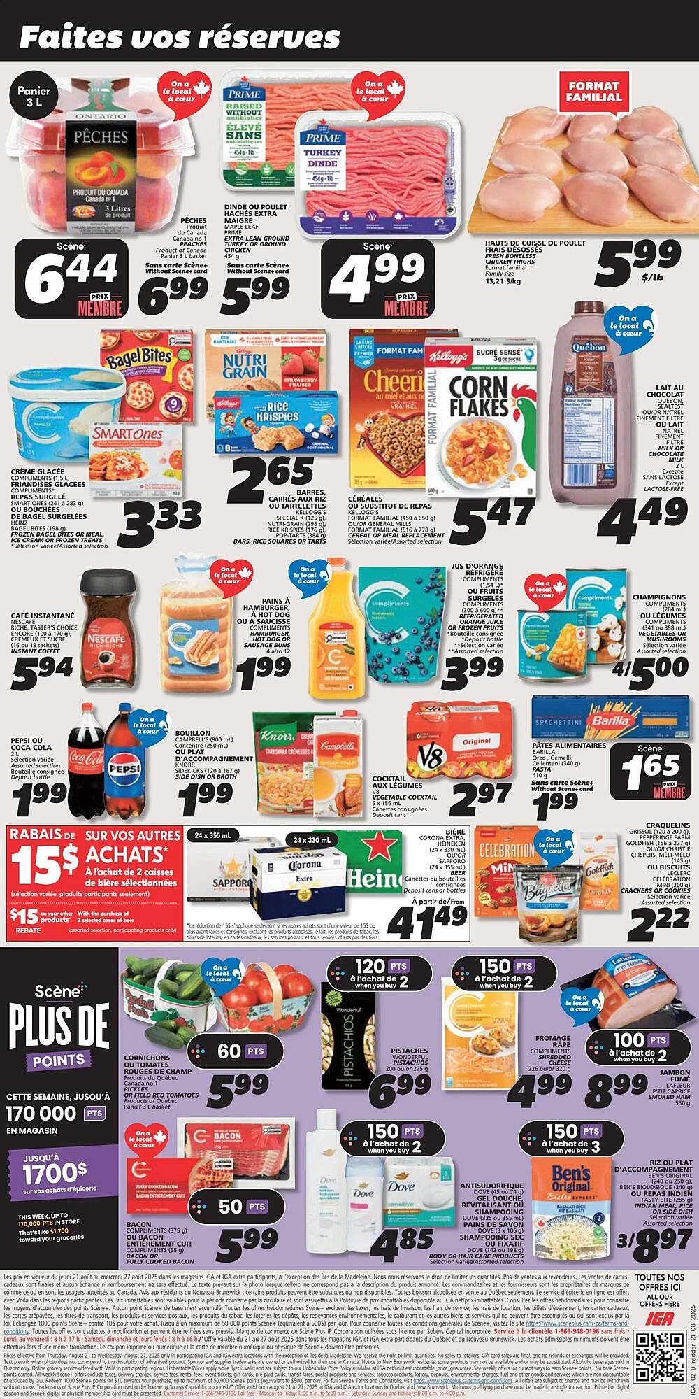 IGA flyer