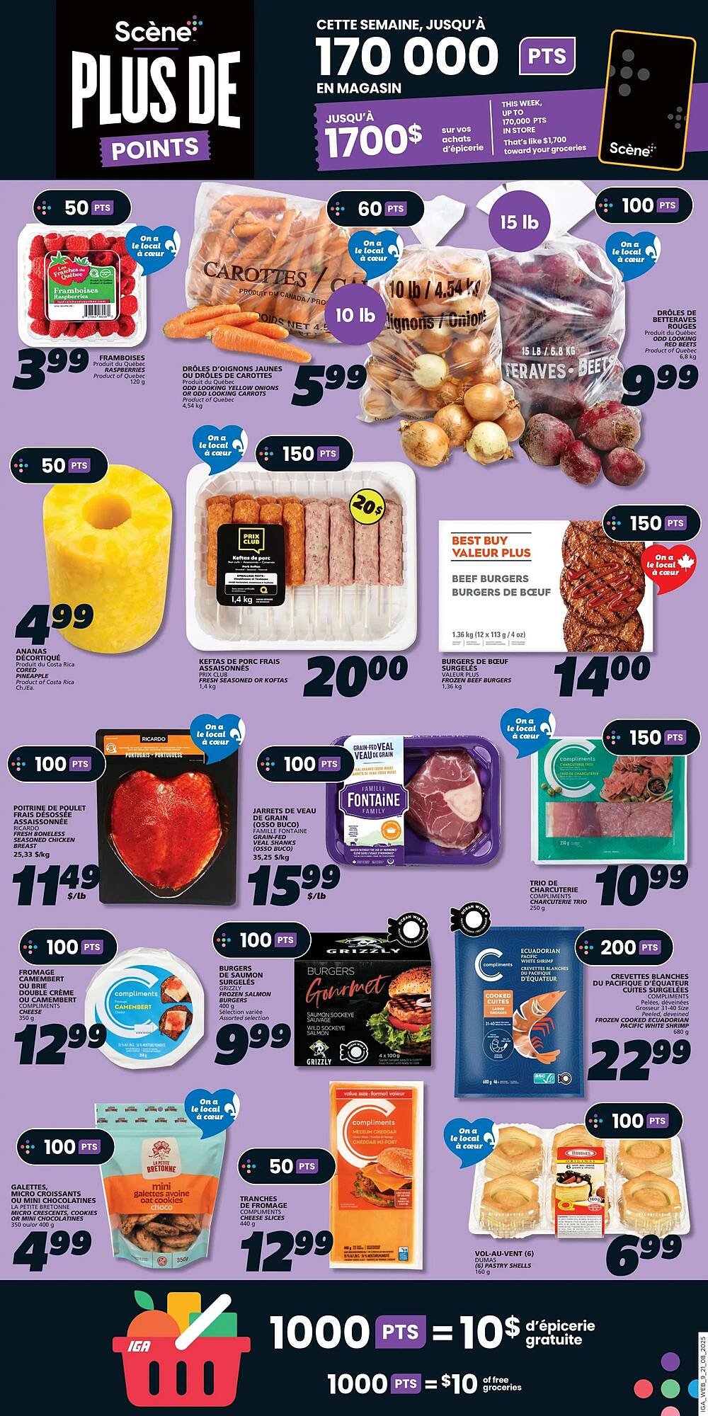 IGA flyer