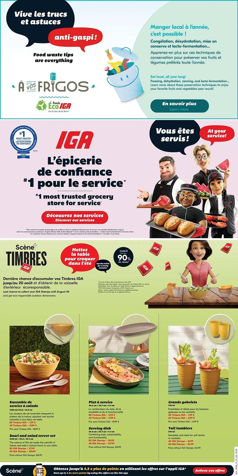 IGA flyer