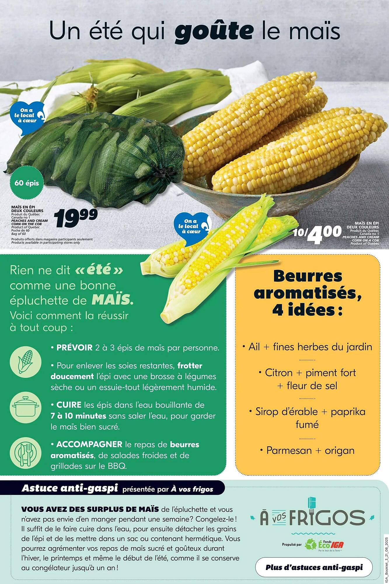 IGA flyer