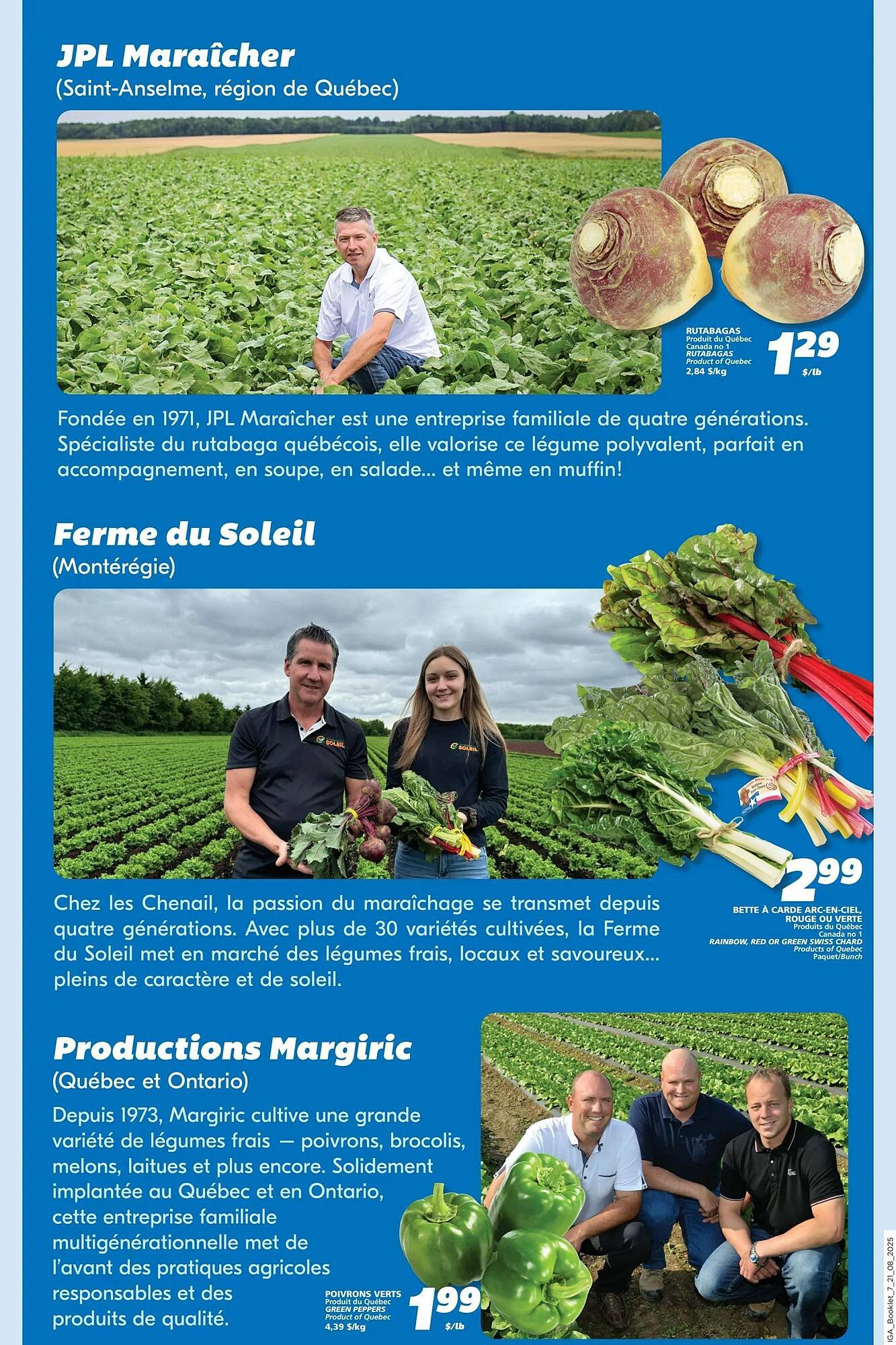 IGA flyer