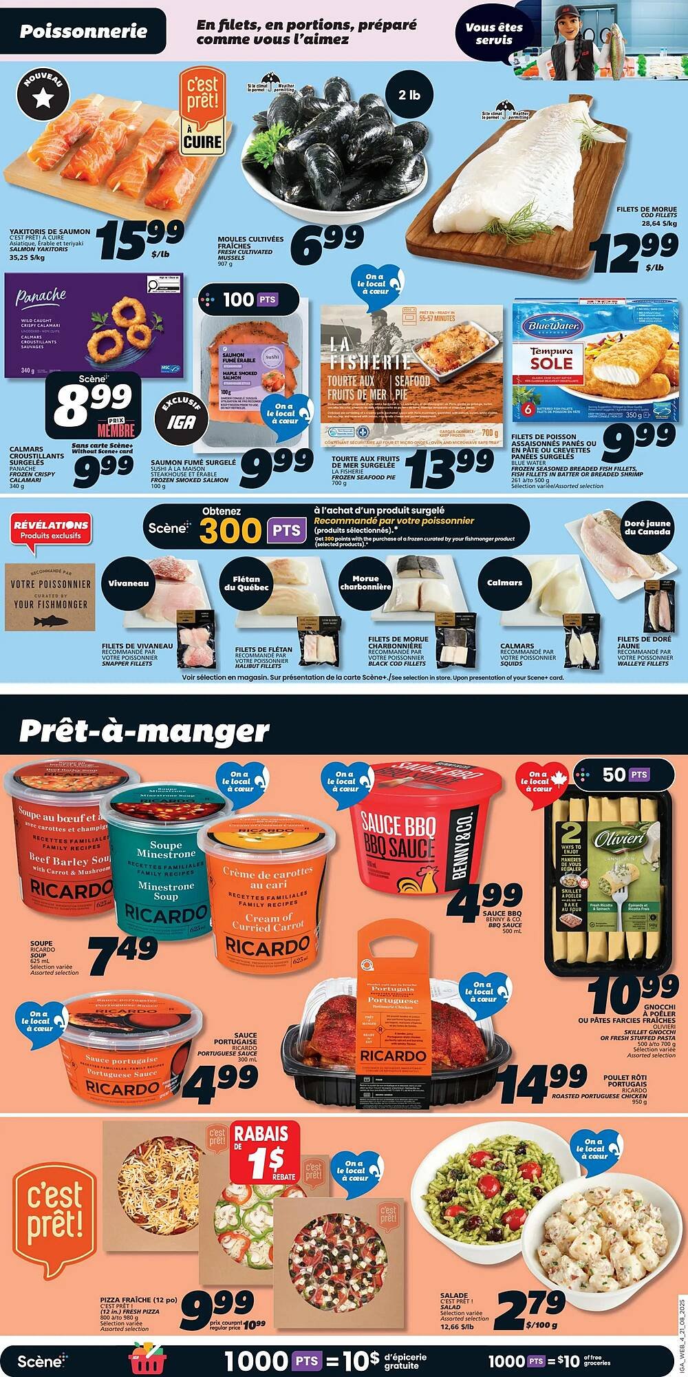 IGA flyer