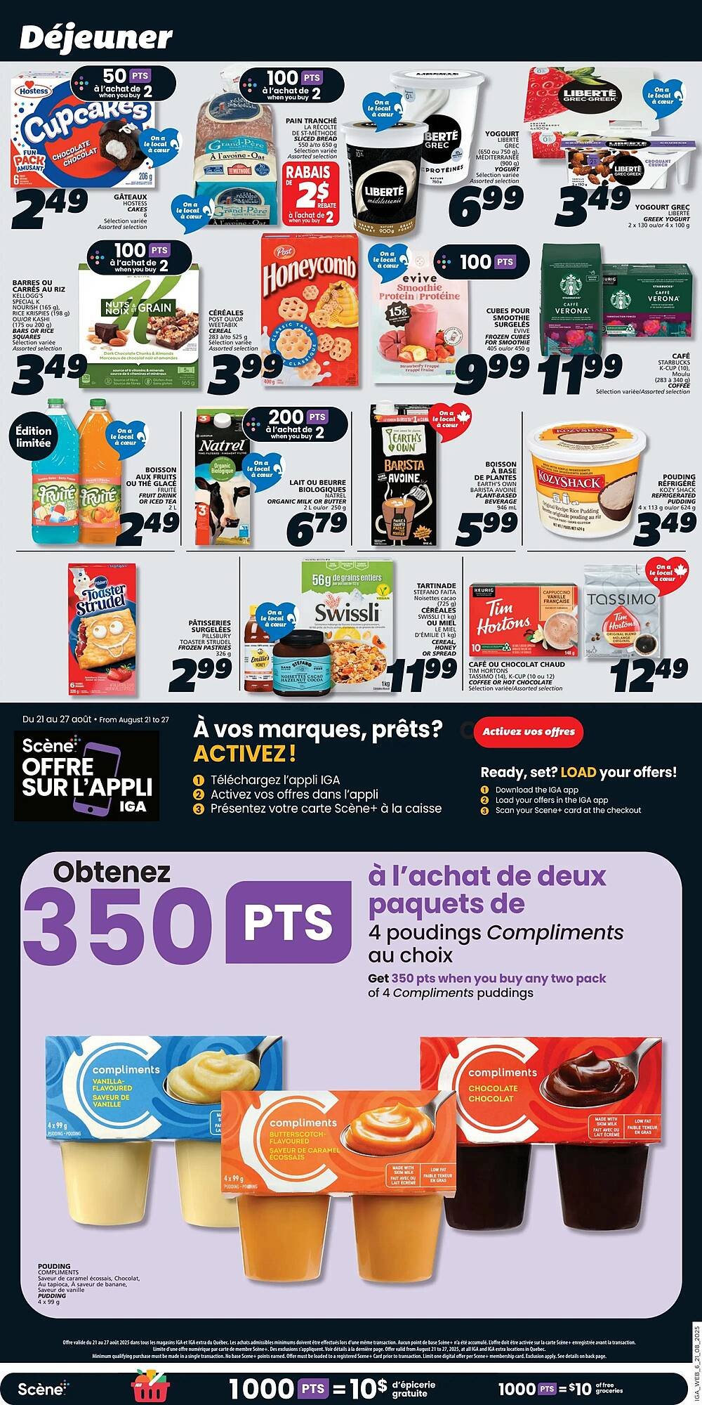 IGA flyer