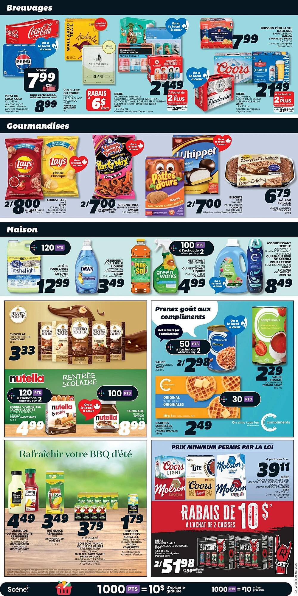 IGA flyer