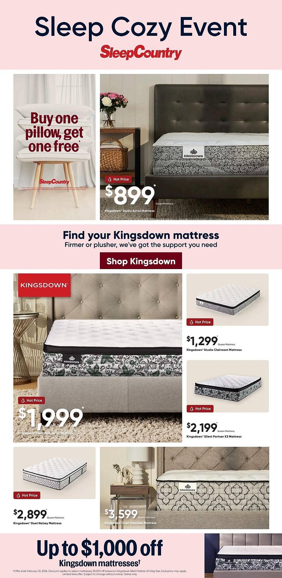 Sleep Country flyer (2026-01-07 - 2026-01-20) | 1