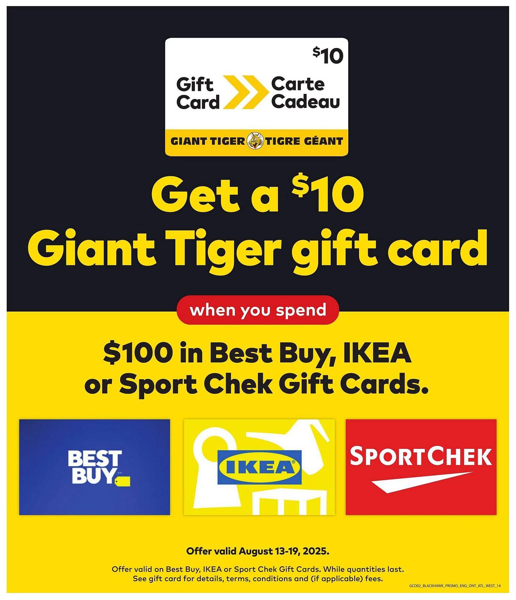 Giant Tiger flyer