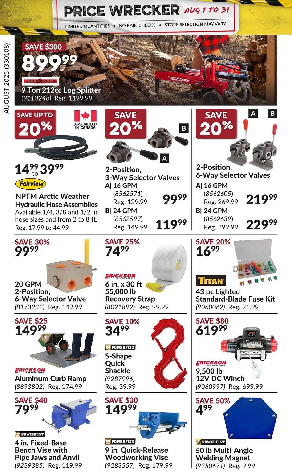 Princess Auto flyer