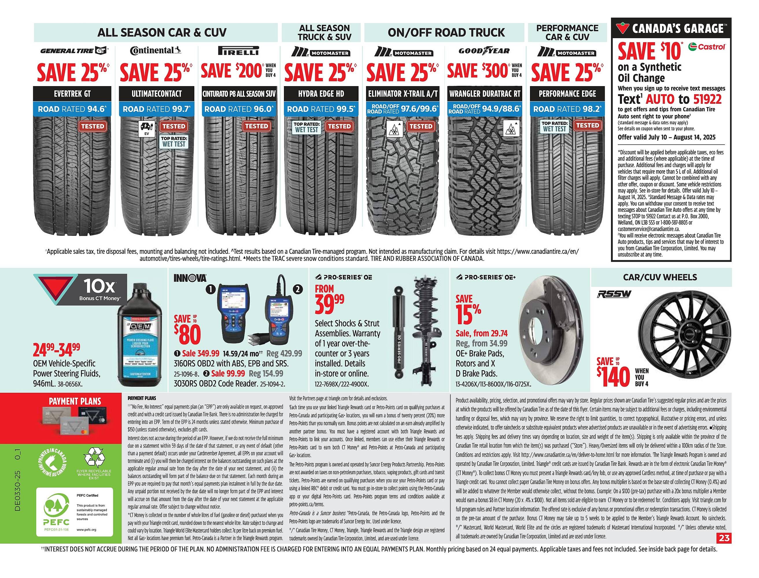 Canadian Tire flyer