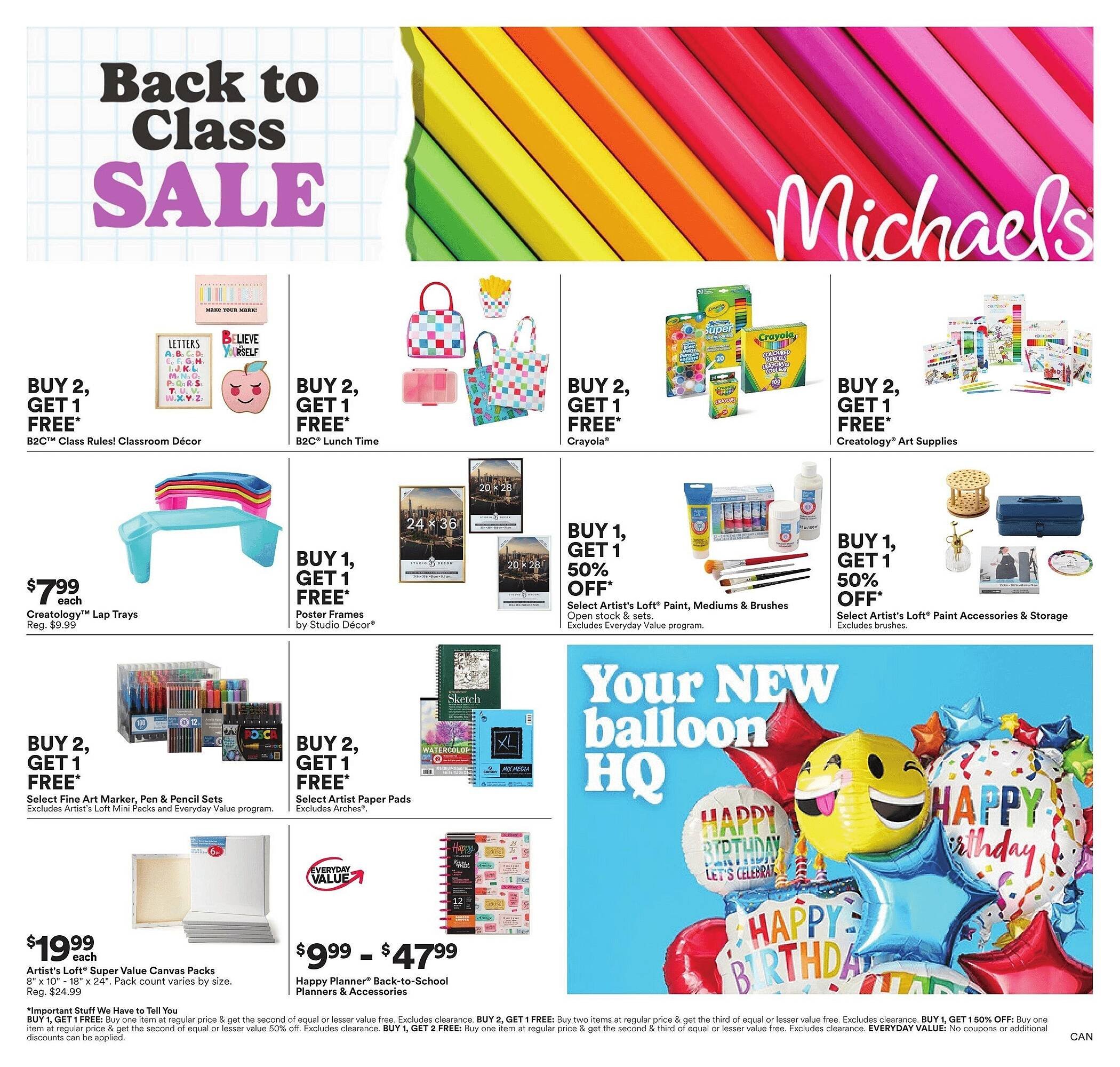 Michaels flyer (2025-07-18 - 2025-07-24) | 1