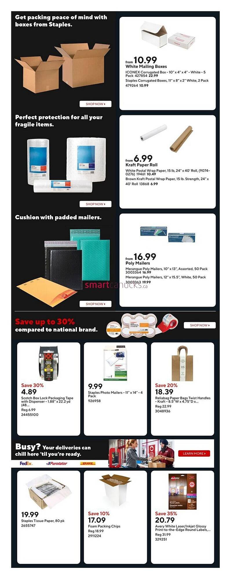 Staples flyer