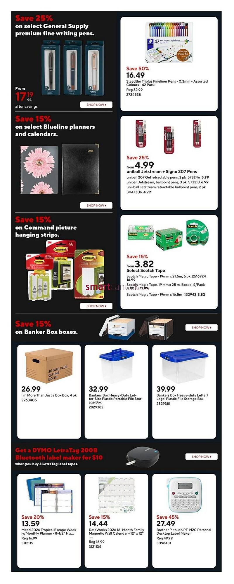 Staples flyer
