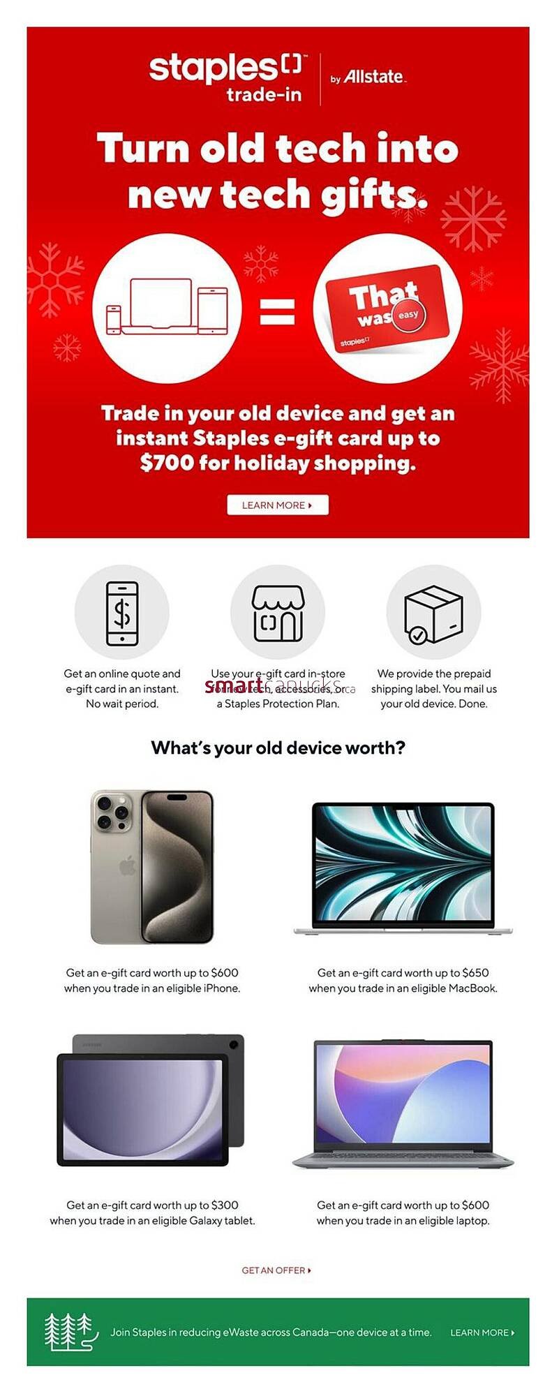 Staples flyer