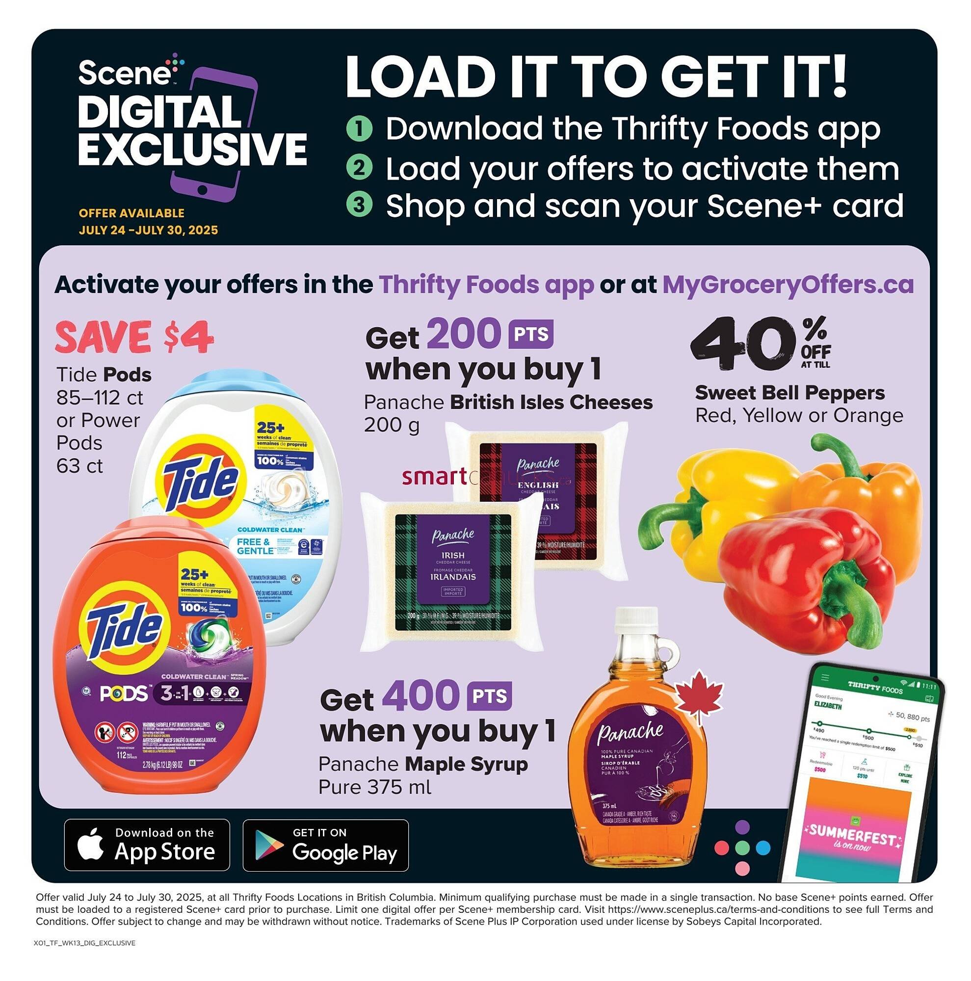 Thrifty Foods flyer