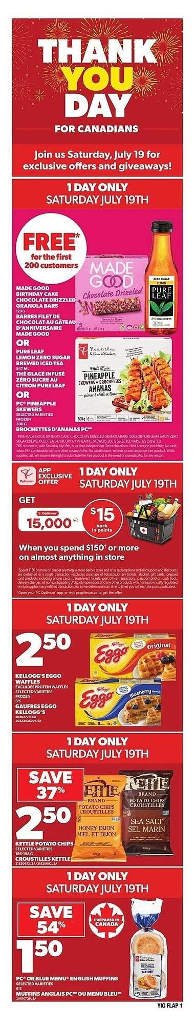 Independent Grocer flyer (2025-07-17 - 2025-07-23) | 1