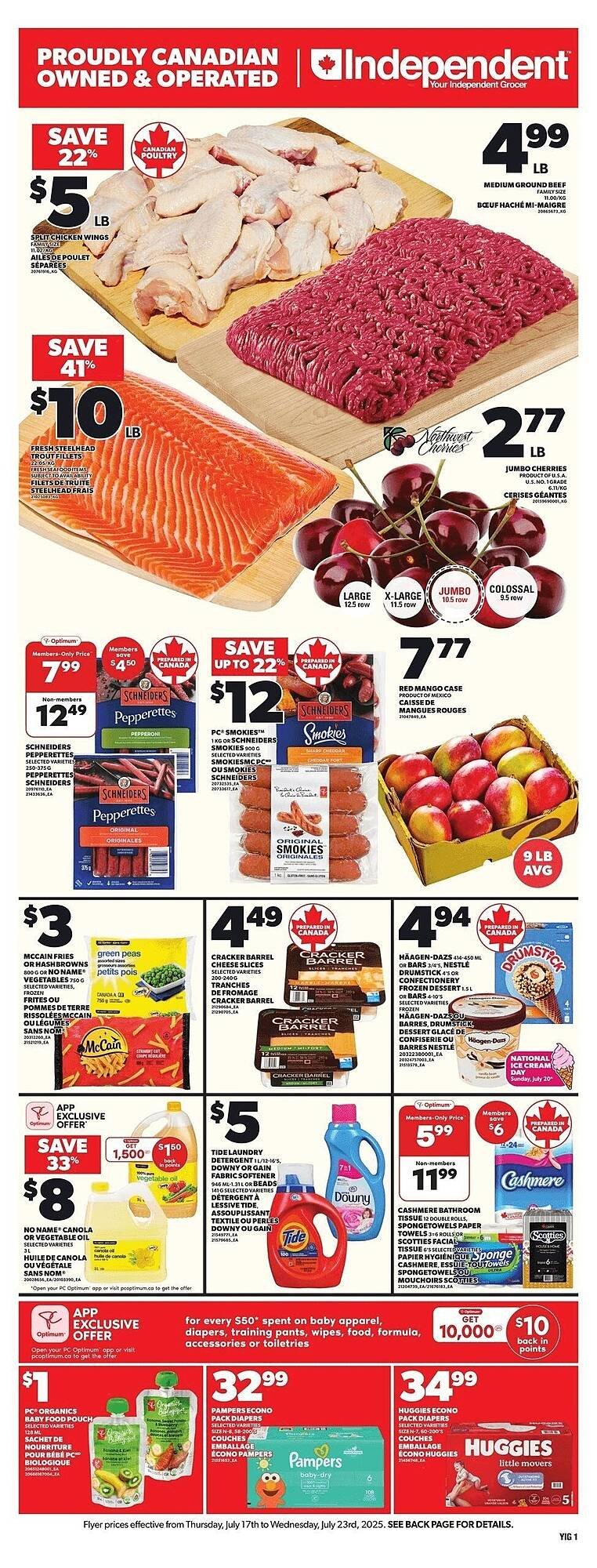 Independent Grocer flyer