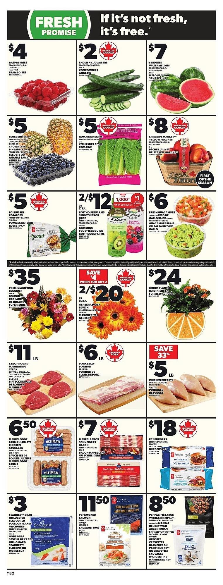 Independent Grocer flyer
