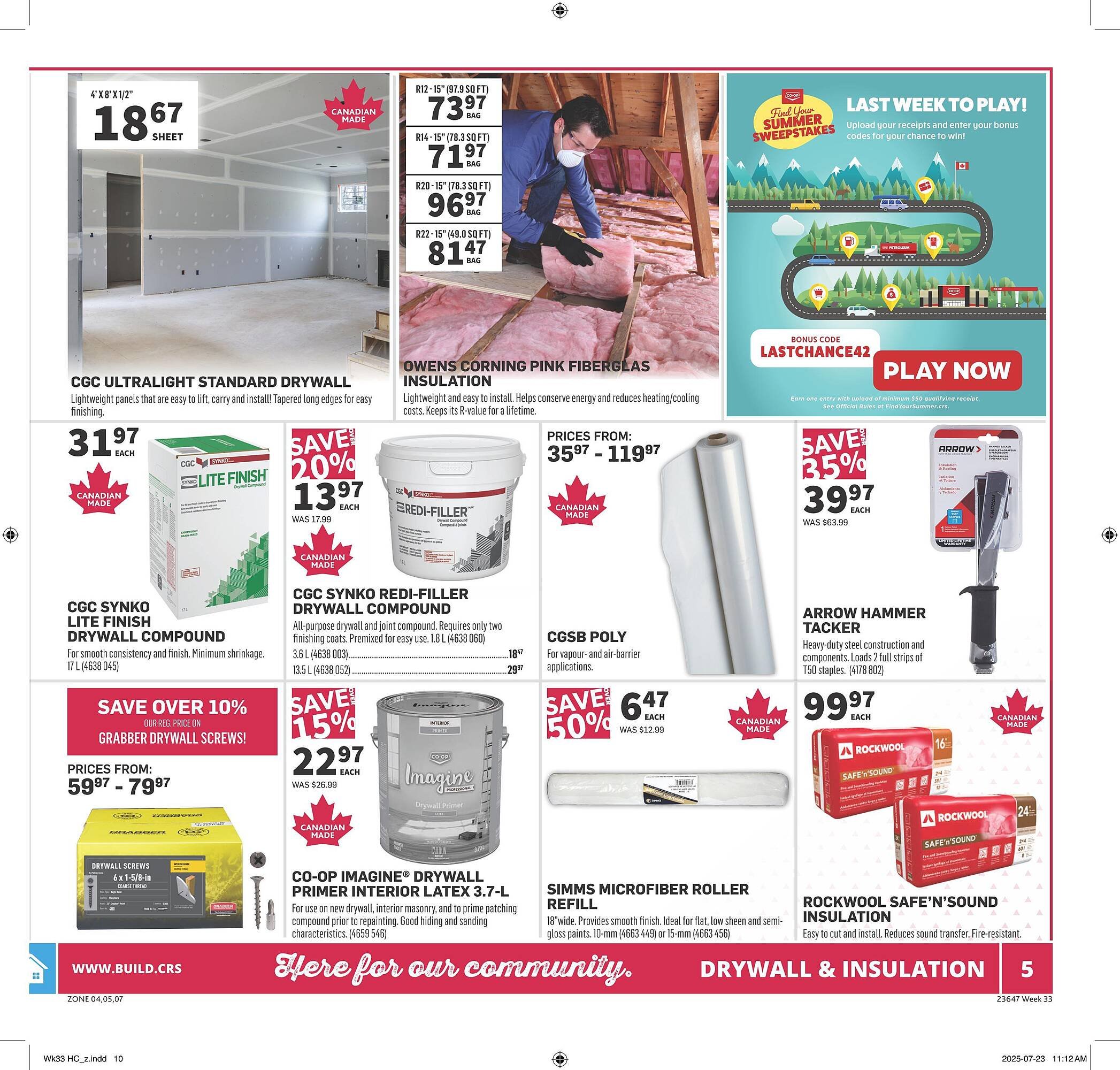 Co-op flyer