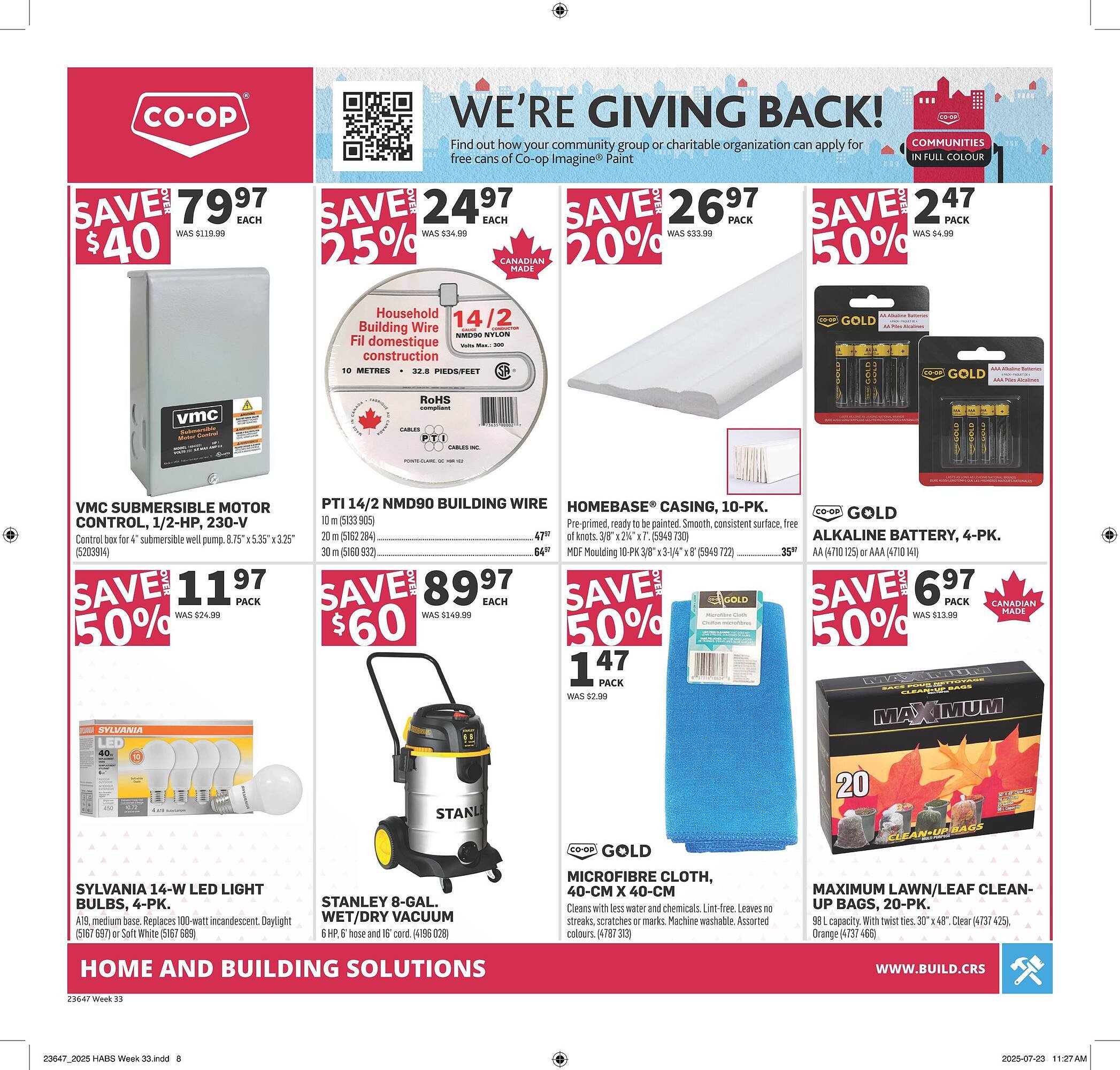 Co-op flyer