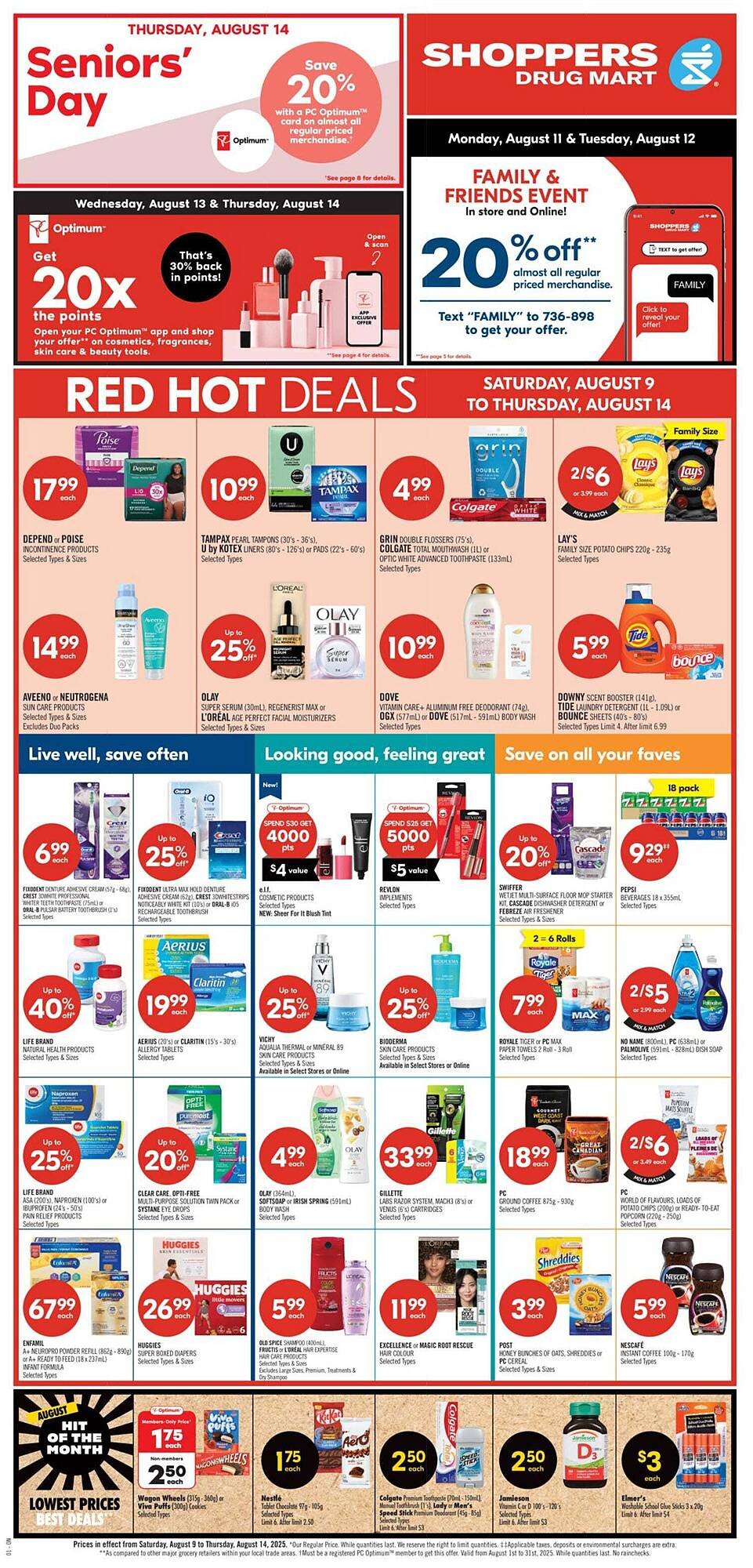 Shoppers Drug Mart flyer (2025-08-09 - 2025-08-14) | 1