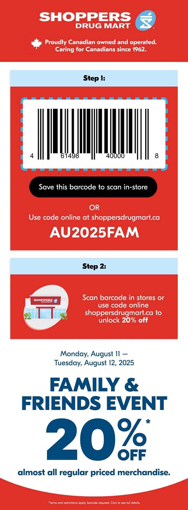 Shoppers Drug Mart flyer