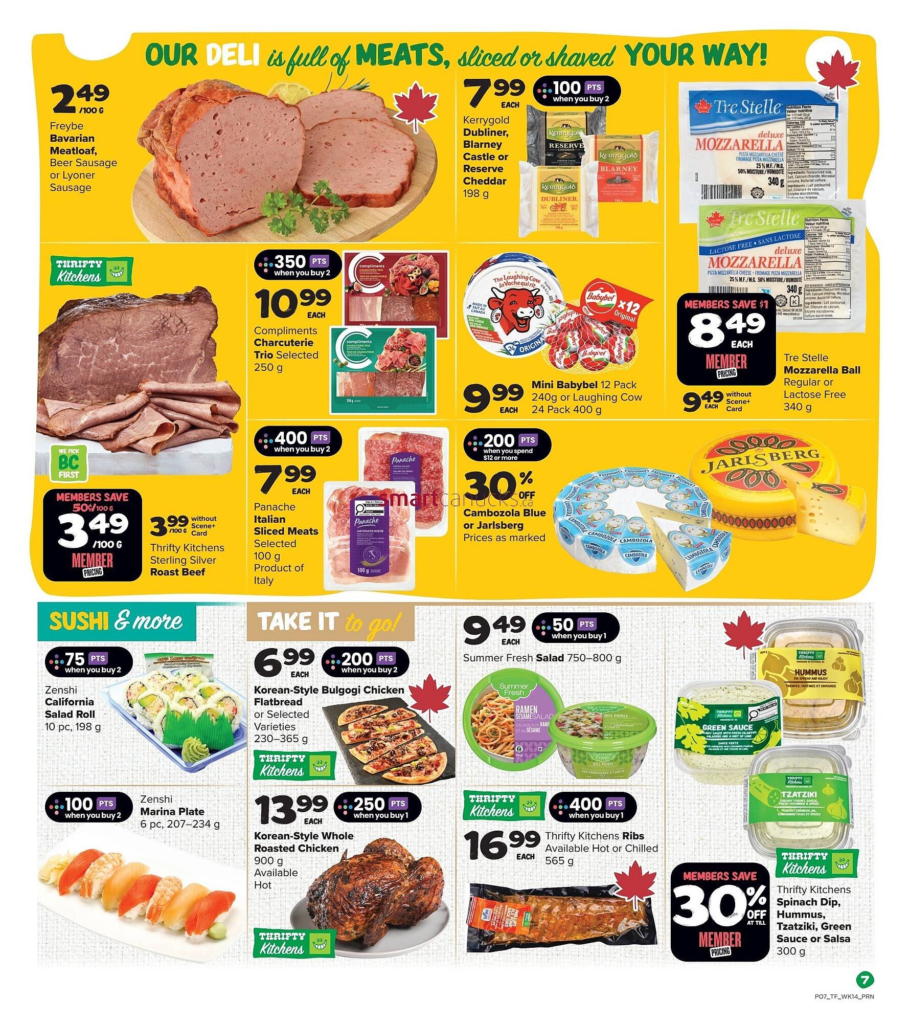 Thrifty Foods flyer
