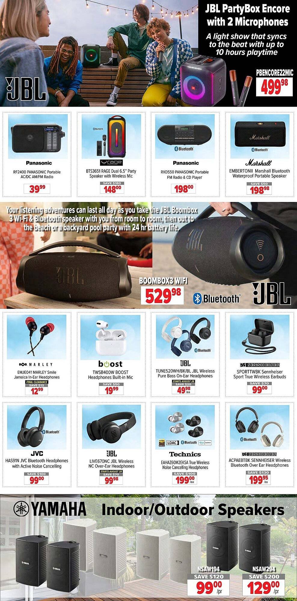 2001 Audio Video flyer