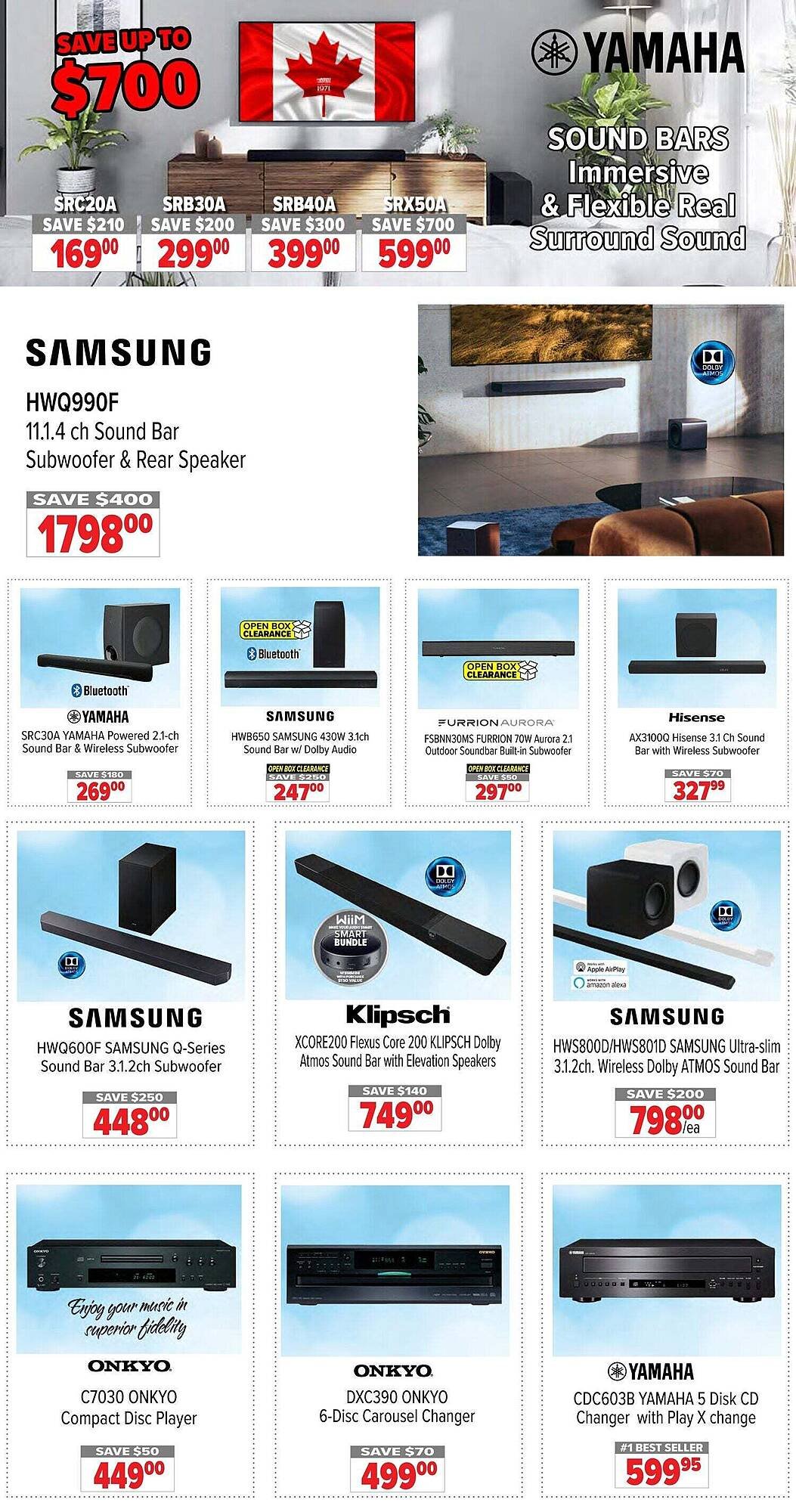 2001 Audio Video flyer