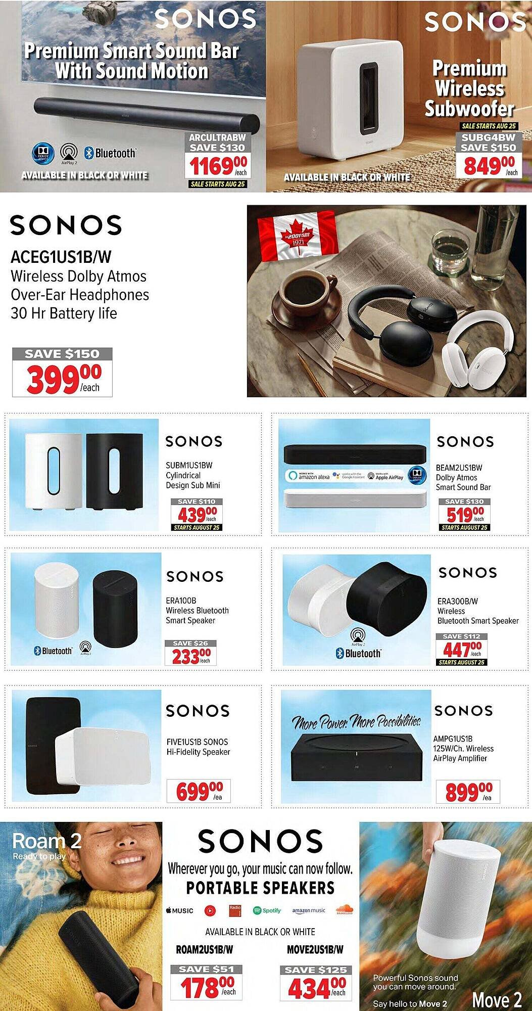2001 Audio Video flyer