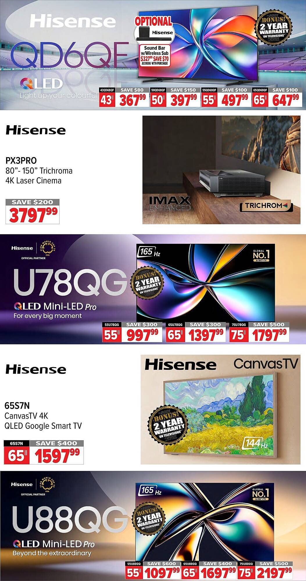2001 Audio Video flyer
