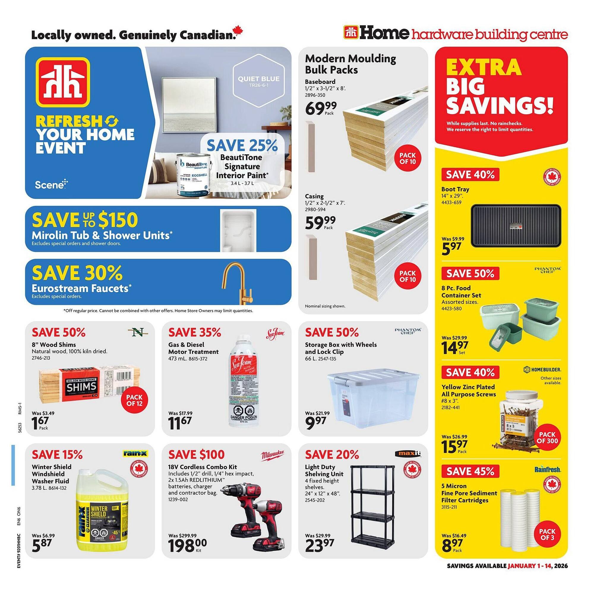 Home Hardware flyer (2026-01-01 - 2026-01-14) | 1