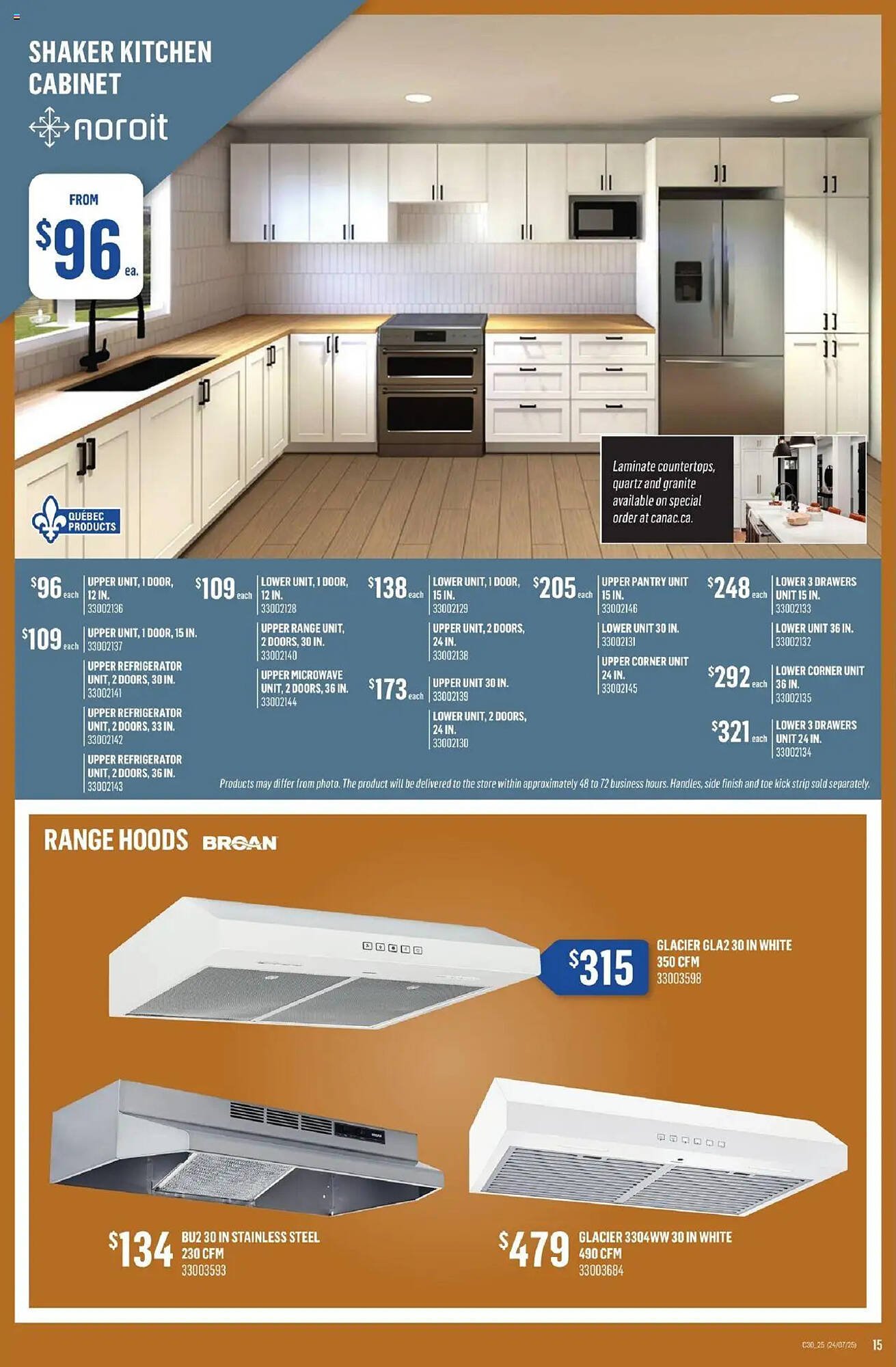 Canac flyer